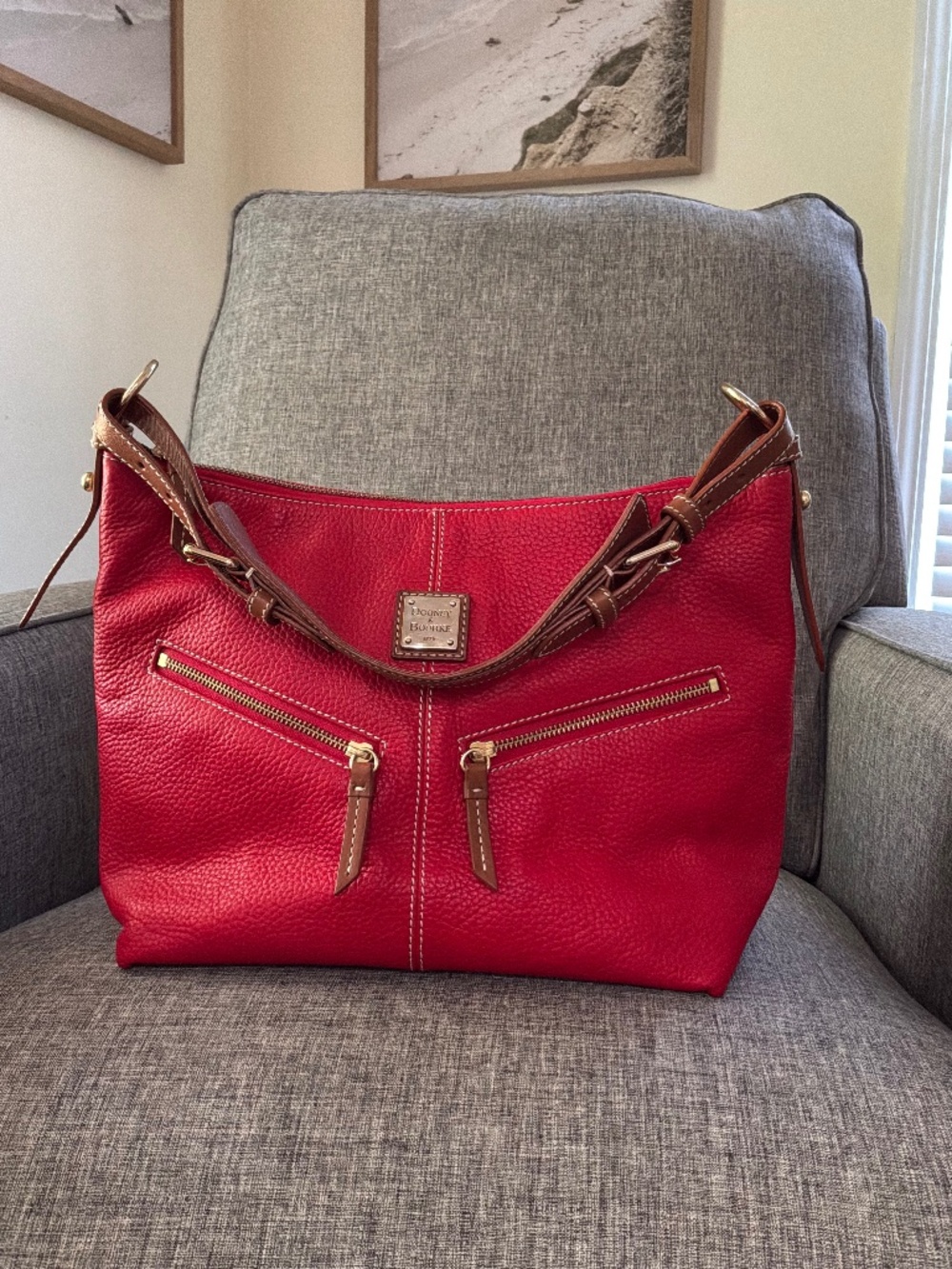 Dooney & Burke Red Leather purse
